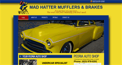 Desktop Screenshot of madhattermufflerandbrakes.com